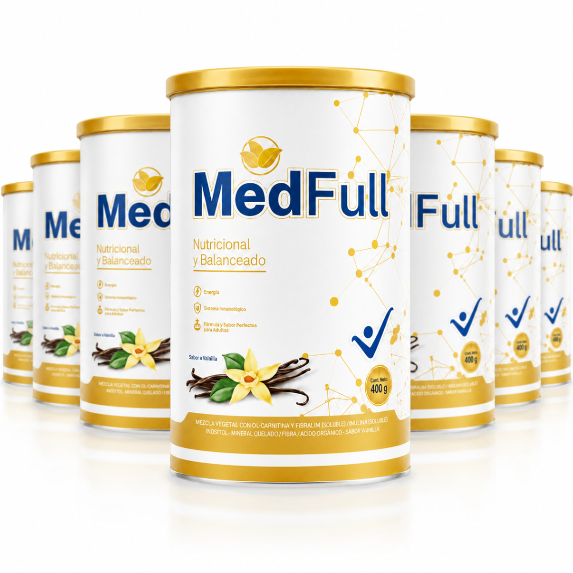 Tarro de Med-full Nutricional y Balanceado